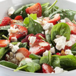 Strawberry Salad With Spinach and Feta