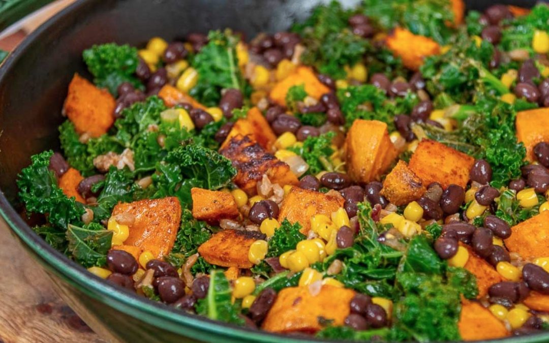 TexMex Kale & Sweet Potato Bowl