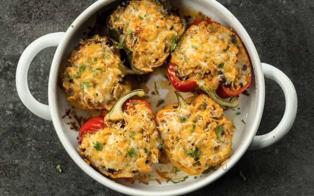 Taco Casserole Stuffed Bell Peppers