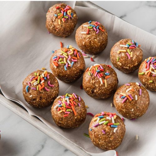 Birthday Cake Protein BItes