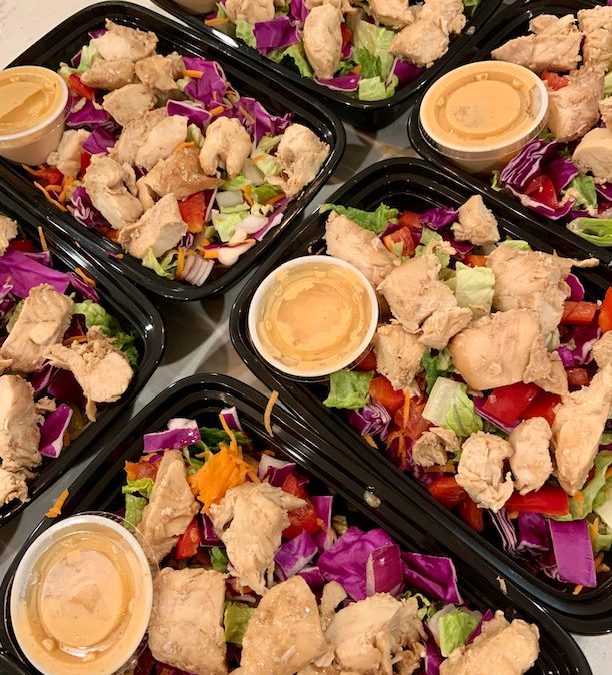 Thai-Inspired Coconut & Peanut Chicken Chopped Salad