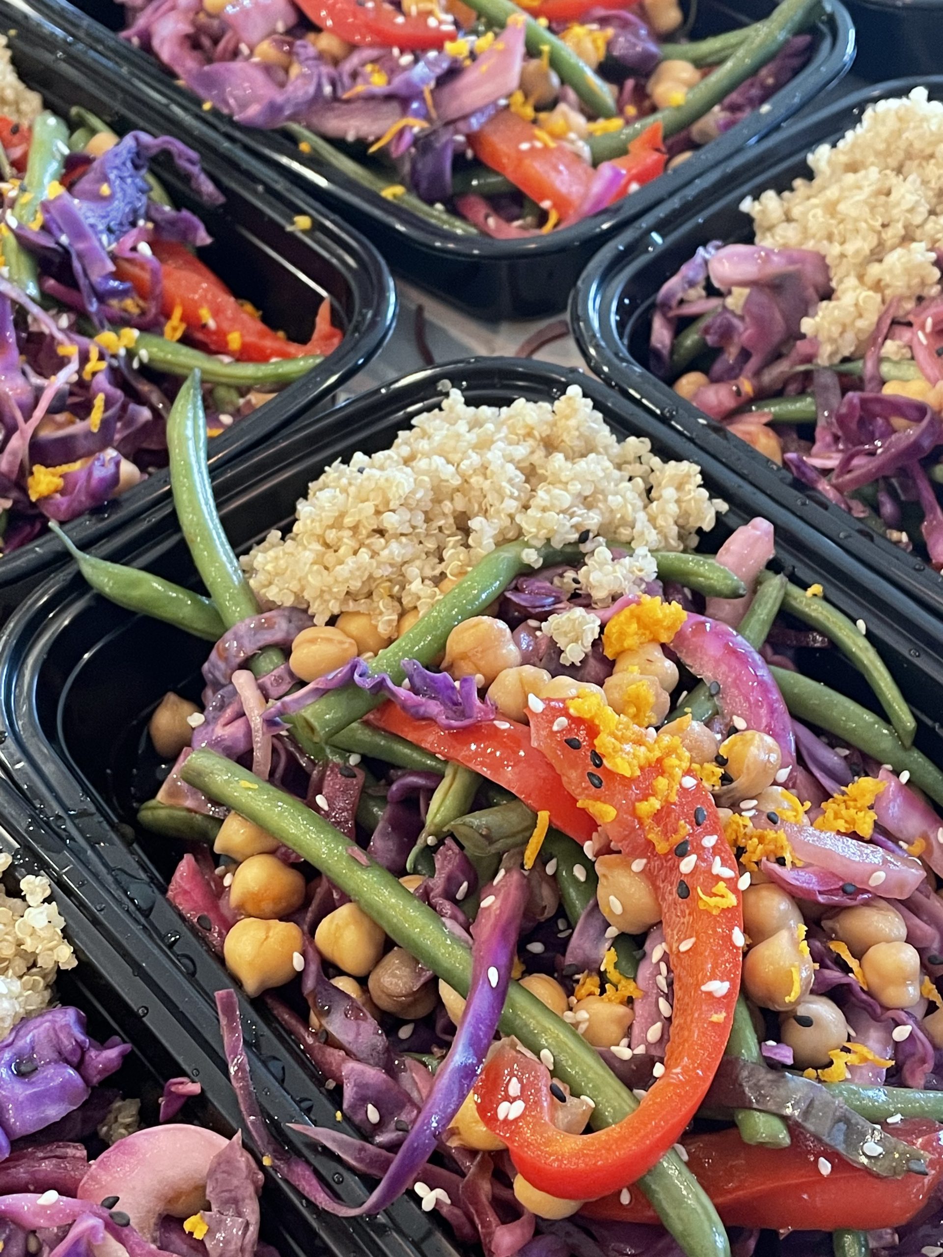 Healthy Sesame Orange Ginger Chickpea Stir Fry