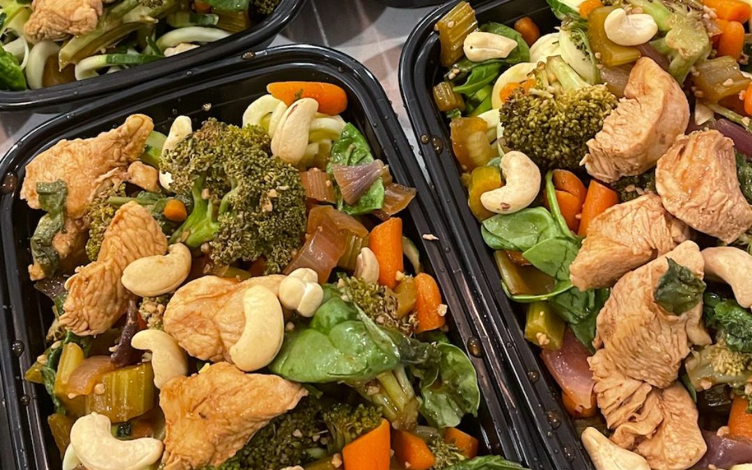 Chicken & Cashew Stir Fry with Zoodle Noodles